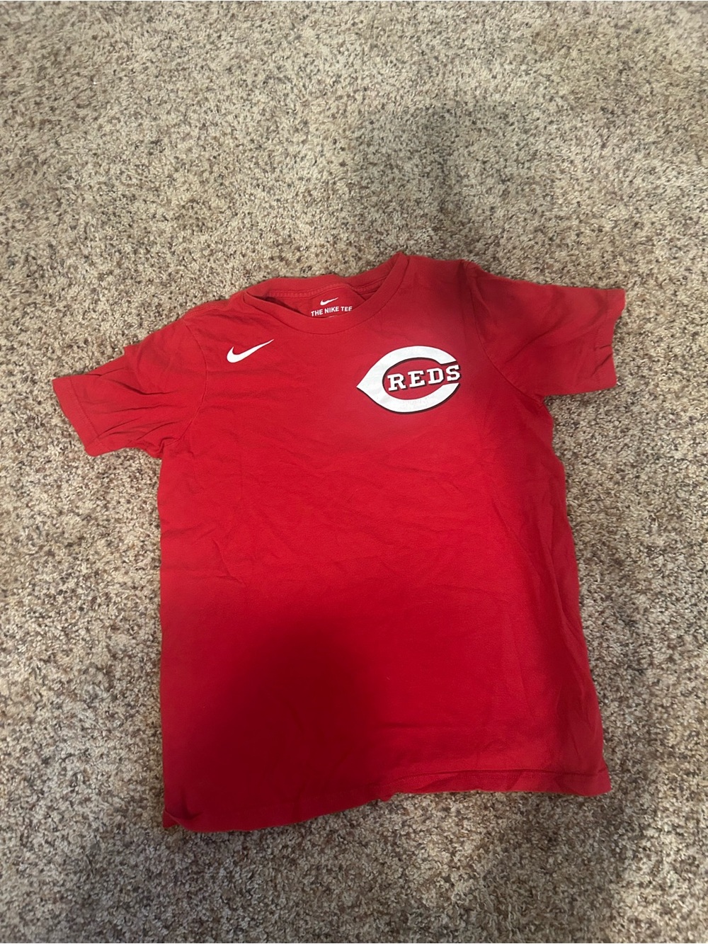 Boys Jonathon India Nike MLB reds #6 shirt size medium like new red sports